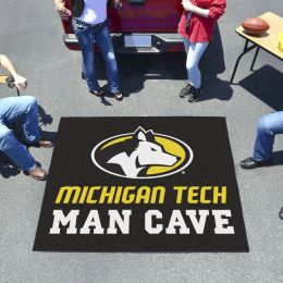 MTU Huskies Man Cave Tailgater Mat â€“ 60 x 72