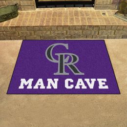 Rockies Man Cave All Star Mat â€“ 34 x 44.5