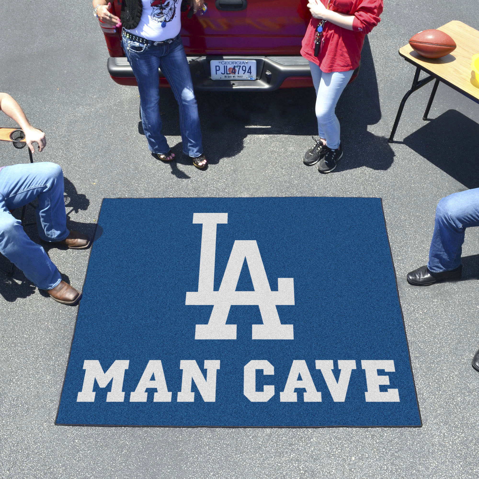 Los Angeles Dodgers Man Cave Tailgater Mat â€“ 60 x 72