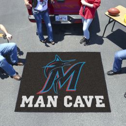 Miami Marlins Man Cave Tailgater Mat â€“ 60 x 72
