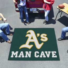 Oakland Athletics Man Cave Tailgater Mat â€“ 60 x 72