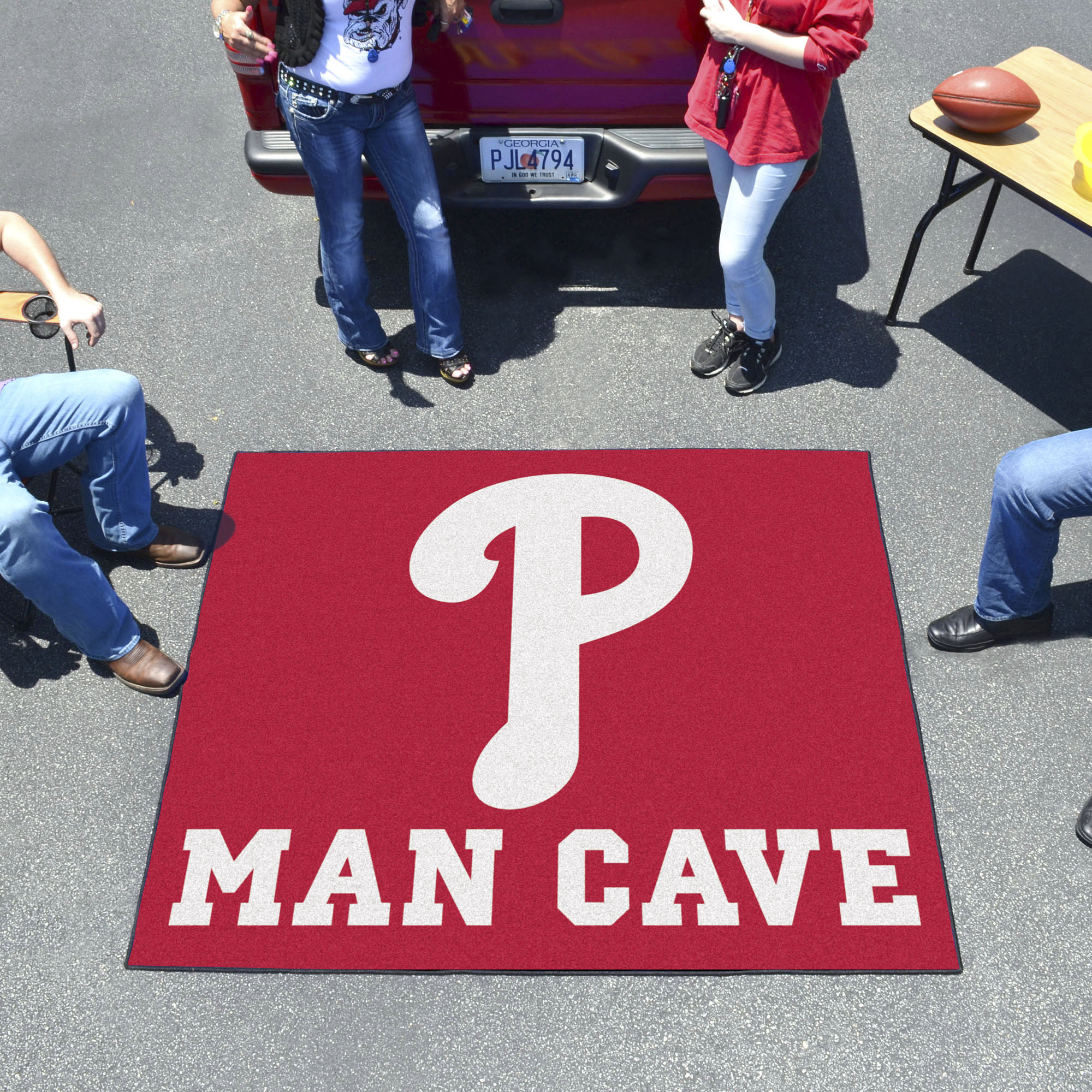 Phillies Man Cave Tailgater Mat â€“ 60â€ x 72â€