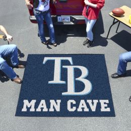 Tampa Bay Rays Man Cave Tailgater Mat â€“ 60 x 72