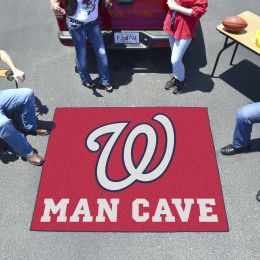 Washington Nationals Man Cave Tailgater Mat â€“ 60 x 72