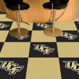 Central Florida Knights Team Carpet Tiles - 45 sq ft
