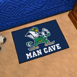 ND Man Mascot Cave Starter Mat - 19 x 30