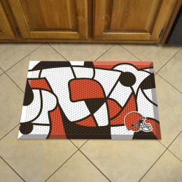 Cleveland Browns Quick Snap Scrapper Doormat - 19 x 30 rubber