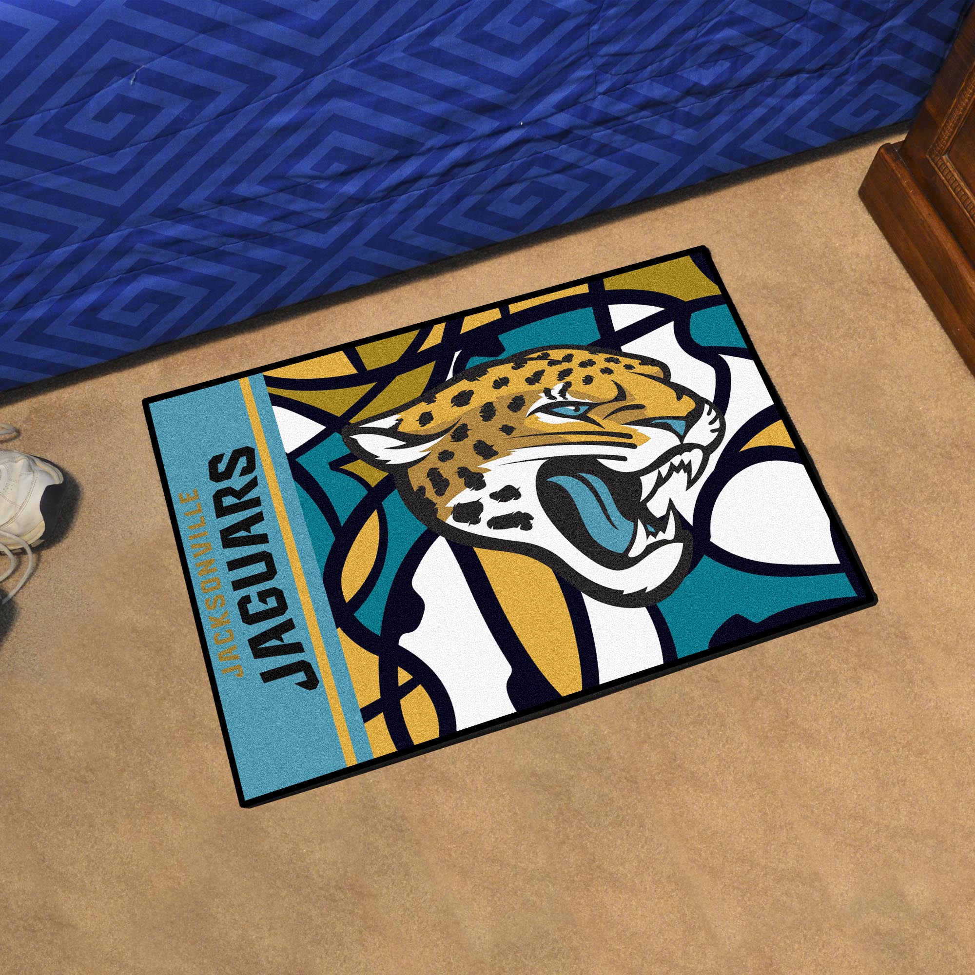 Jacksonville Jaguars Quick Snap Starter Doormat - 19x30