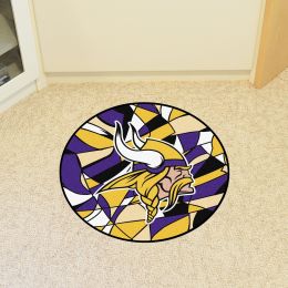 Minnesota Vikings Quick Snap Roundel Mat â€“ 27â€
