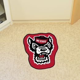 NC State University Wolf Head Mascot Area rug â€“ Nylon