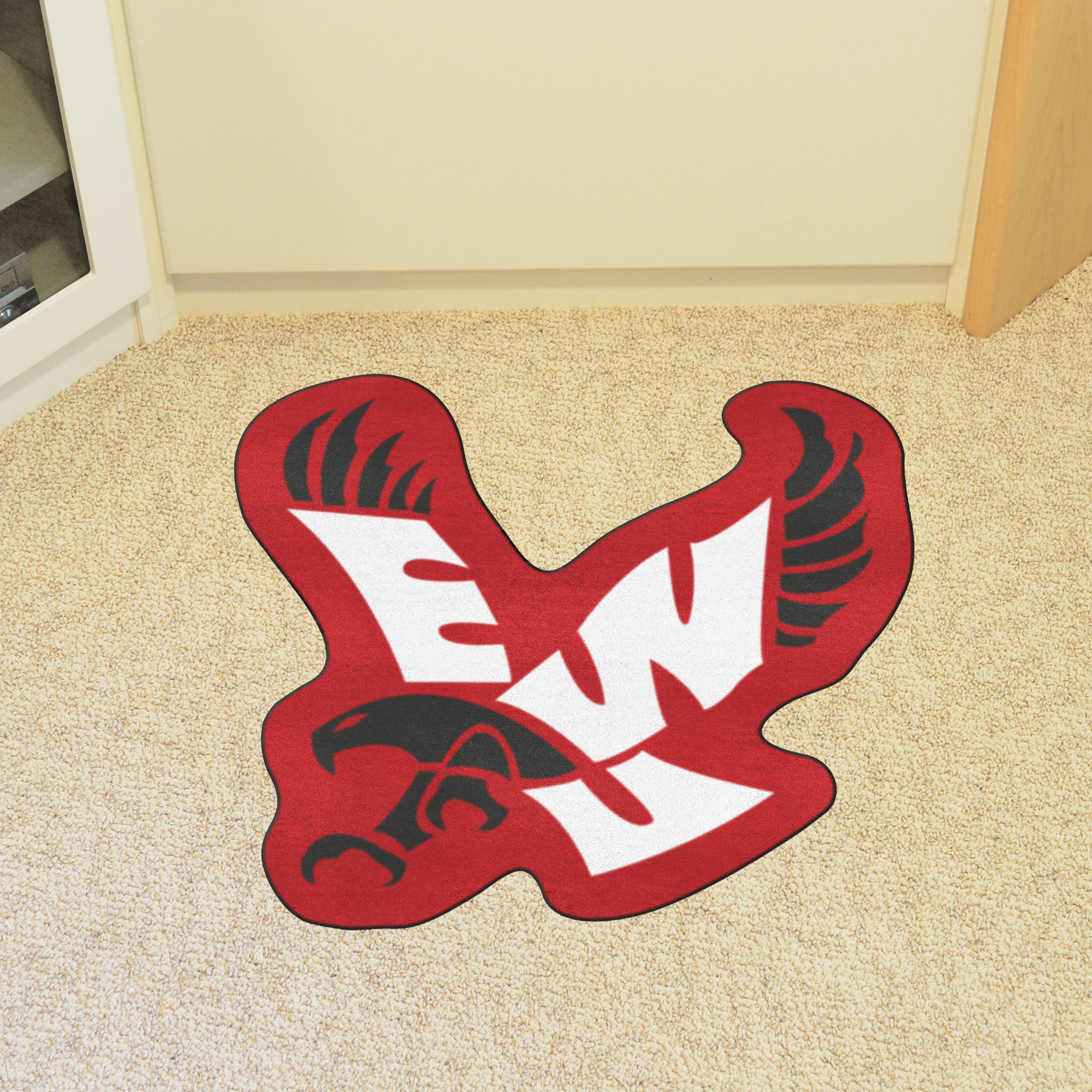 Eastern Washington University Logo Area Rug â€“ Nylon