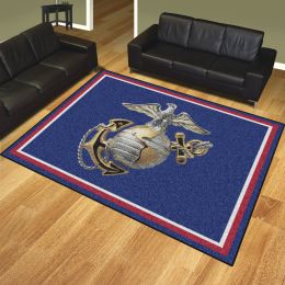 US Marines Logo Area Rug â€“ Nylon 8â€™ x 10â€™