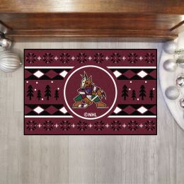 Coyotes Holiday Sweater Starter Doormat - 19 x 30