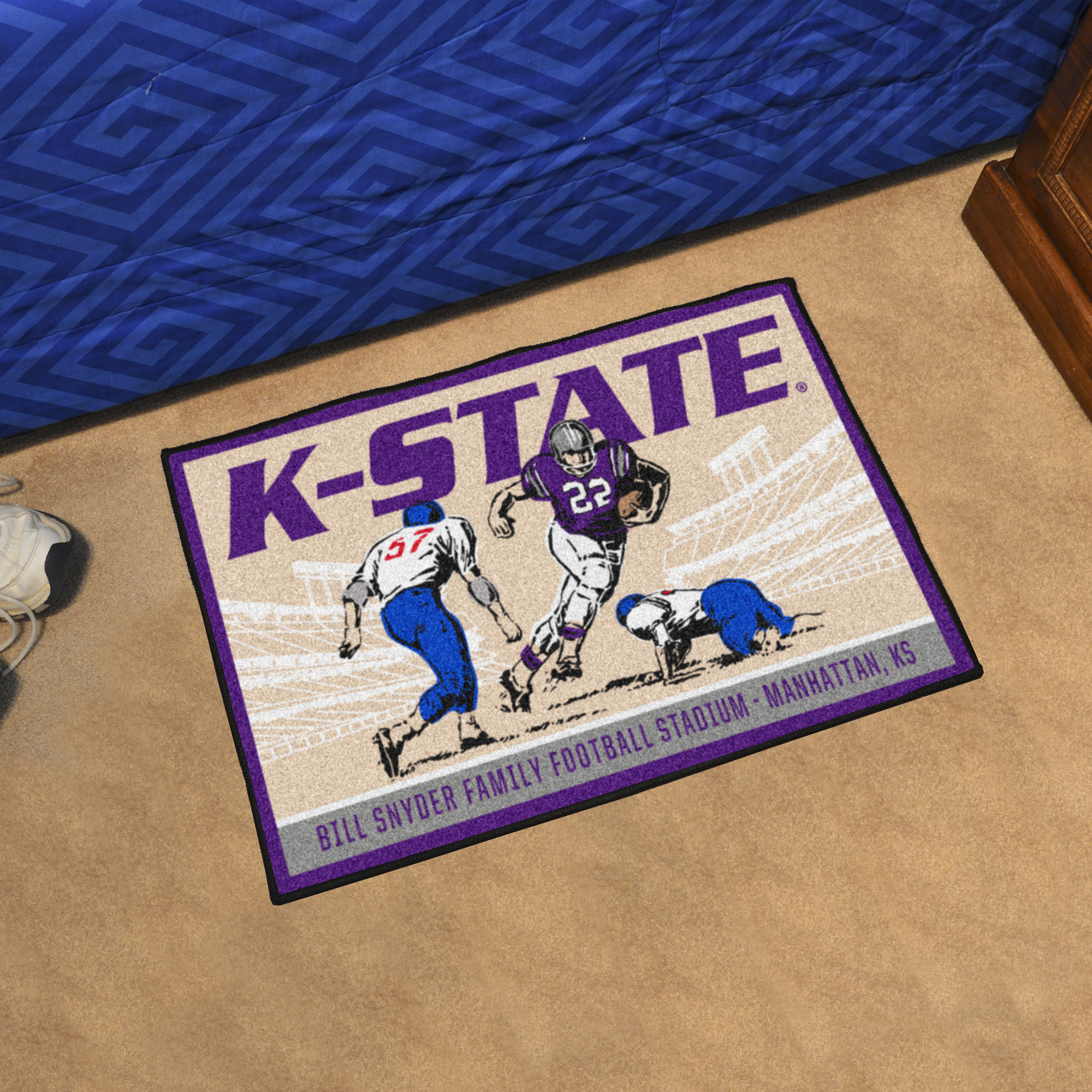 KSU Ticket Design Starter Doormat -19 x 30