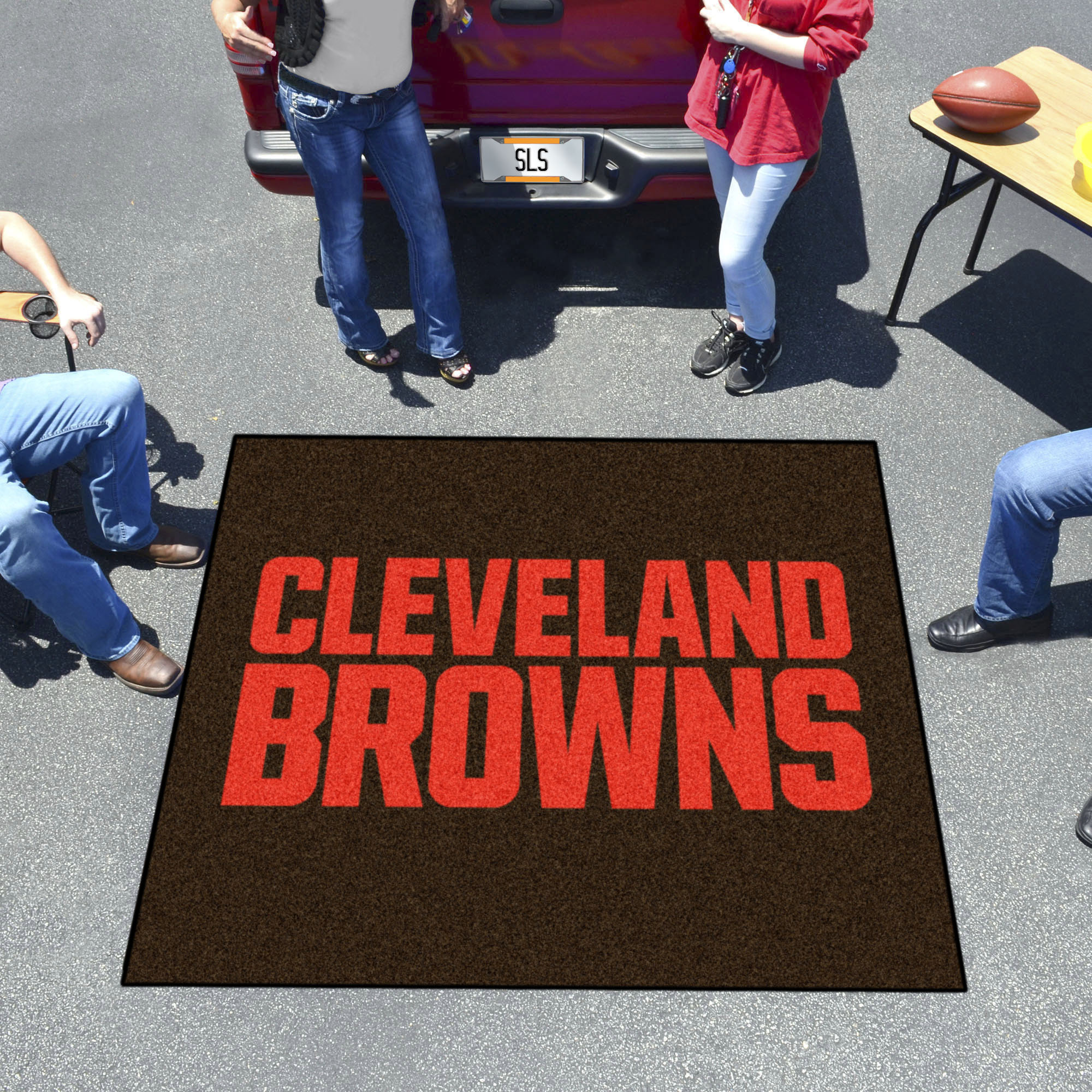 Cleveland Browns Logo Tailgater Mat â€“ 60 x 72