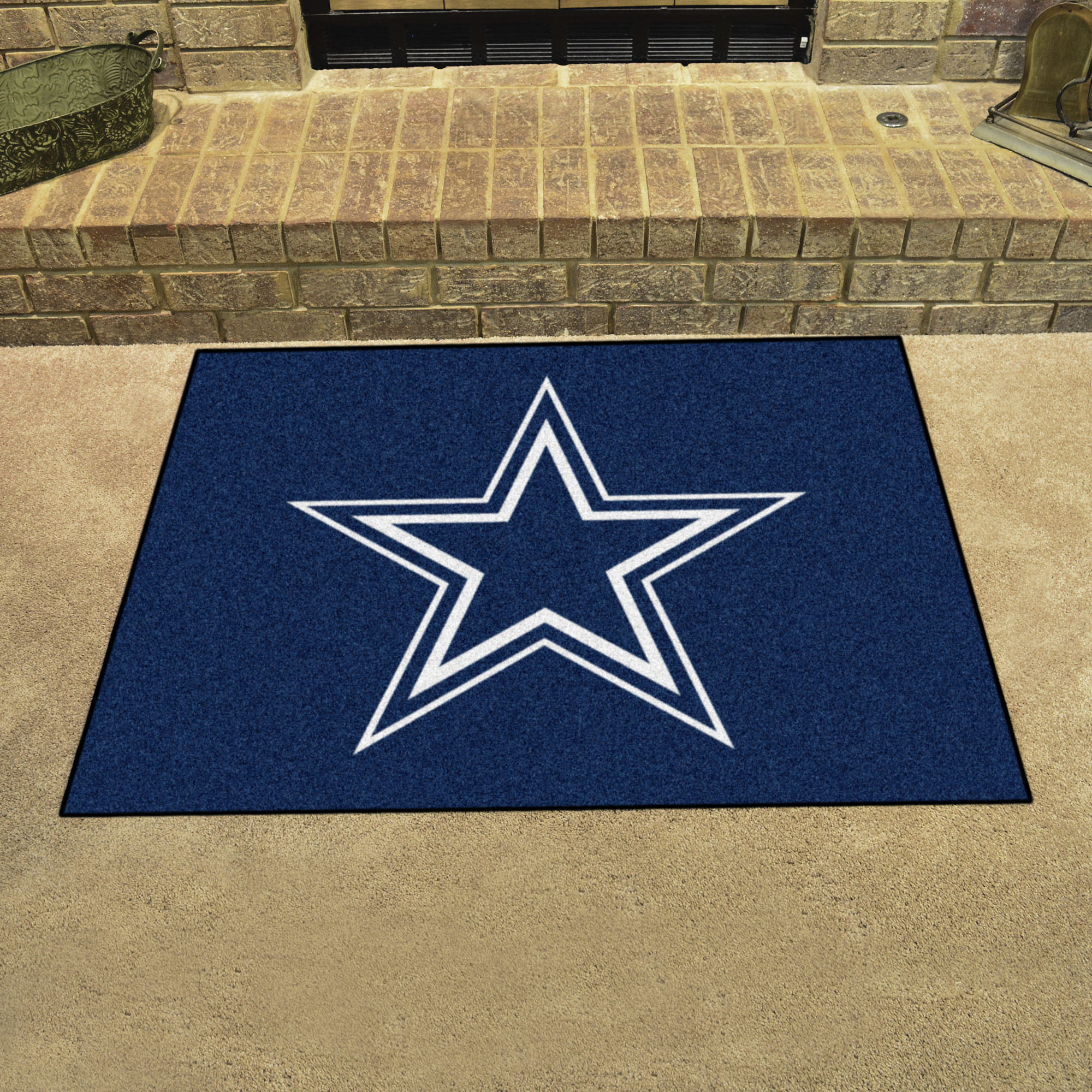 Dallas Cowboys Logo All Star Mat â€“ 34 x 44.5