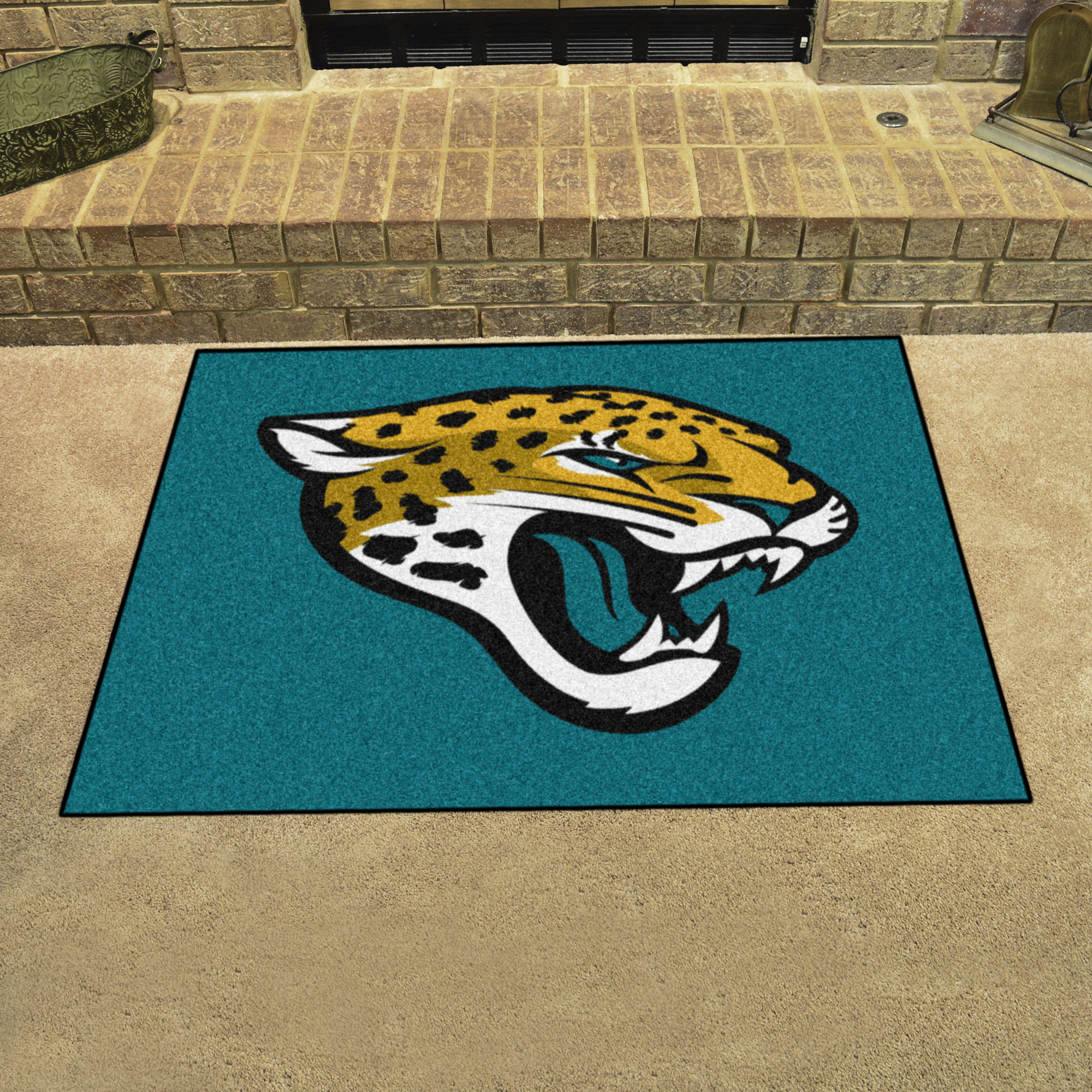 Jacksonville Jaguars Logo All Star Mat â€“ 34 x 44.5