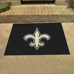 New Orleans Saints Logo All Star Mat â€“ 34 x 44.5