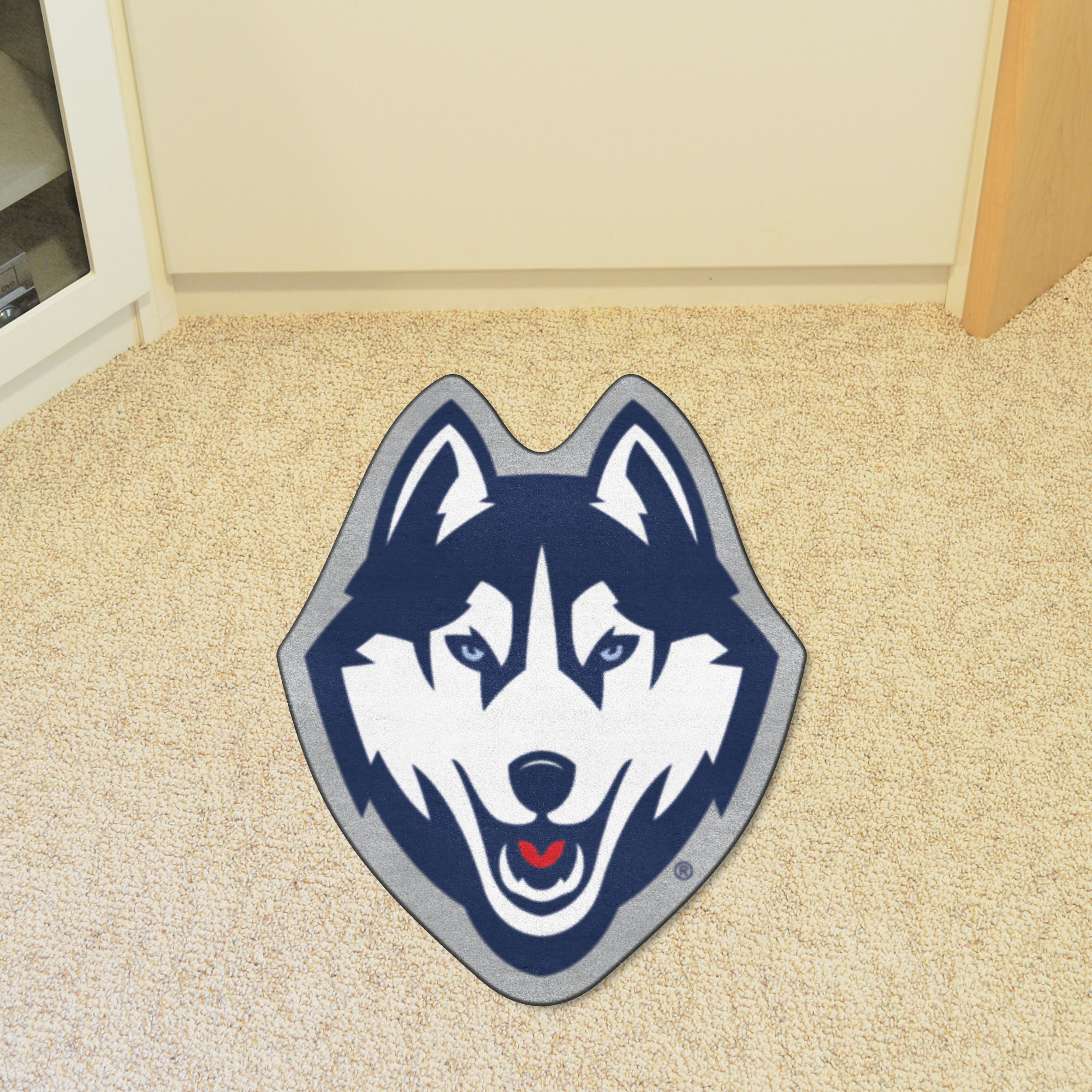 UConn Huskies Mascot Area Rug - Nylon