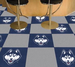 UConn Huskies Team Carpet Tiles - 45 sq ft