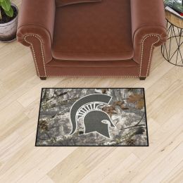 Michigan State Spartans Camo Starter Doormat - 19 x 30