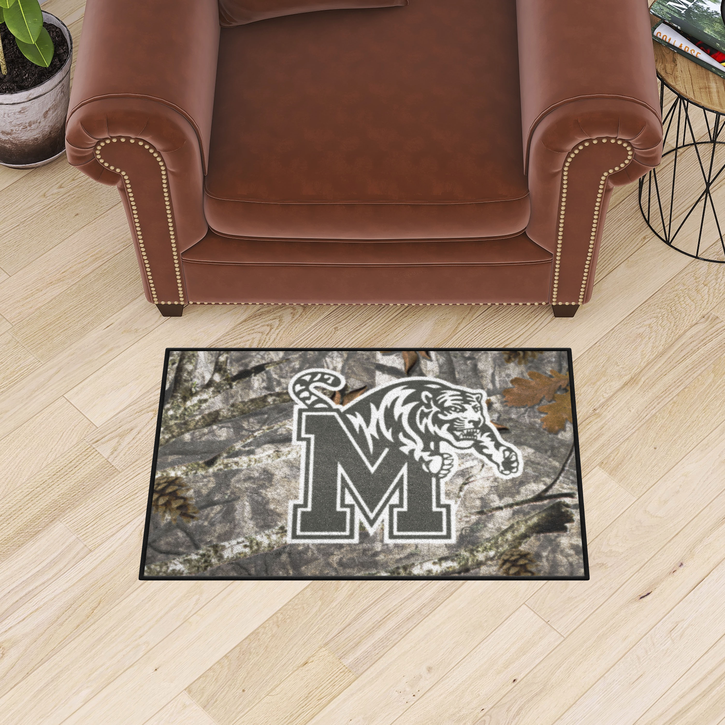 Memphis Tigers Camo Starter Doormat - 19 x 30