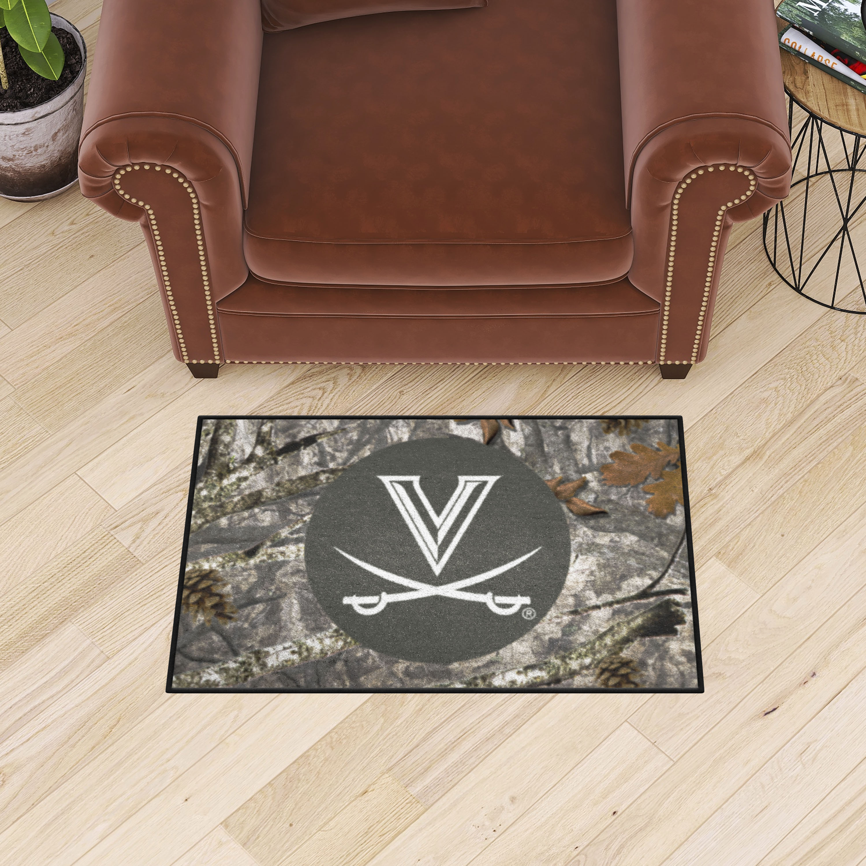 Virginia Cavaliers Camo Starter Doormat - 19 x 30