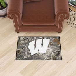 Wisconsin Badgers Camo Starter Doormat - 19 x 30