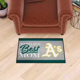 Oakland Athletics World's Best Mom Starter Doormat - 19 x 30