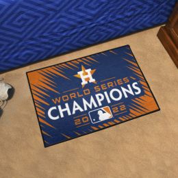 Houston Astros 2022 World Series Champs Starter Doormat - 19â€ x 30â€