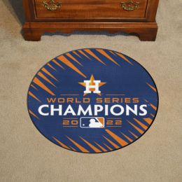 Houston Astros 2022 World Series Champs Ball Shaped Area Rugs