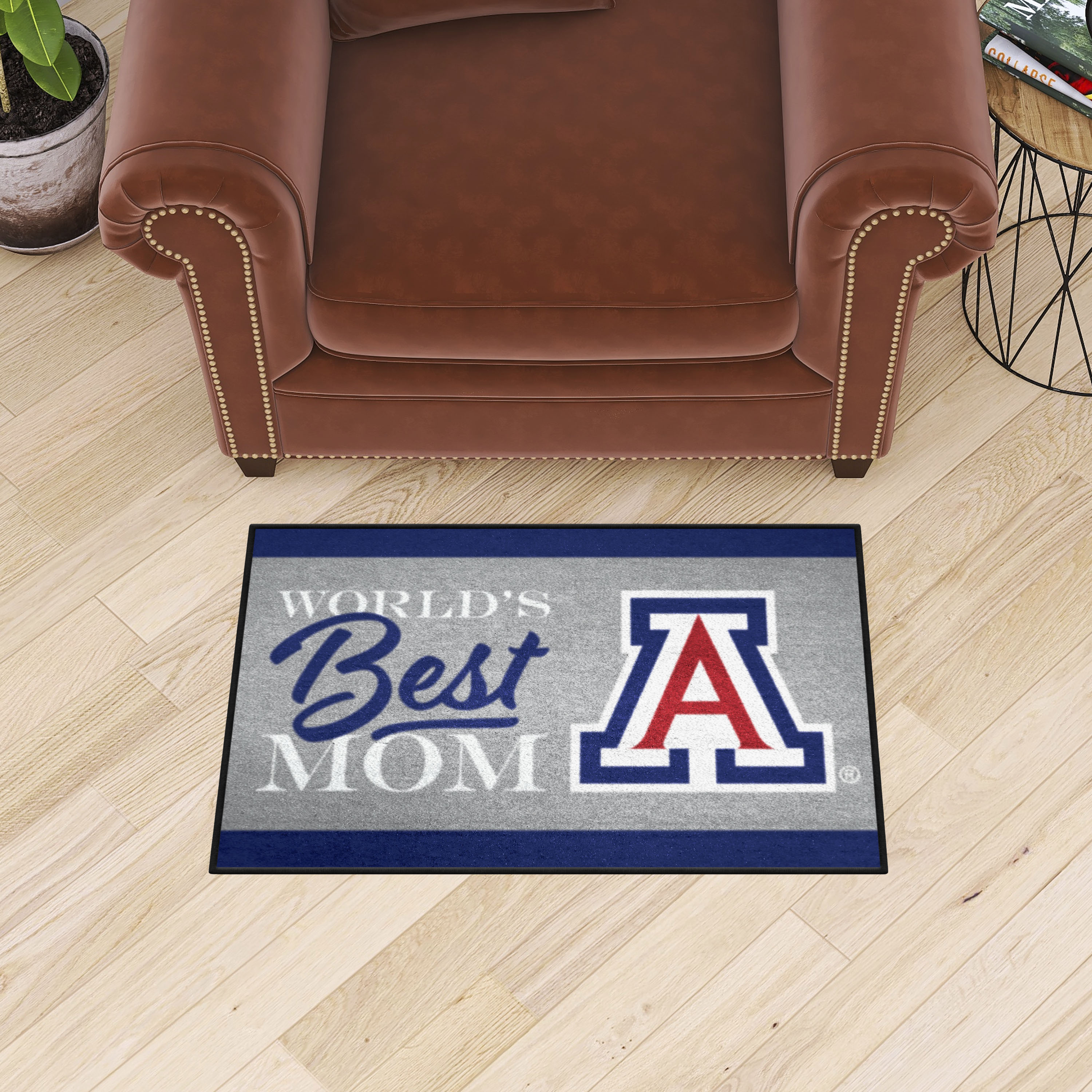 Arizona Wildcats World's Best Mom Starter Doormat - 19 x 30