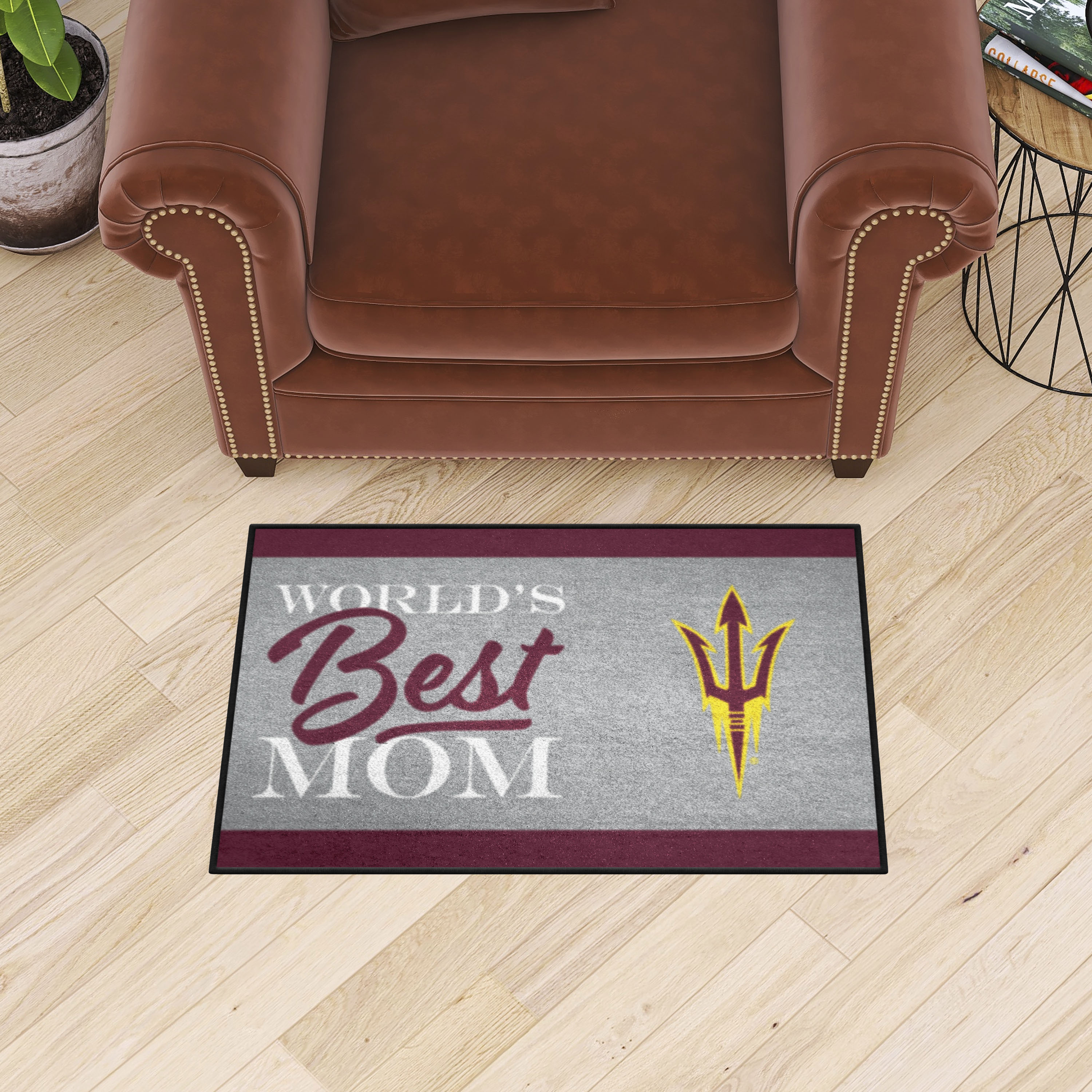 Arizona State Sun Devils World's Best Mom Starter Doormat - 19 x 30