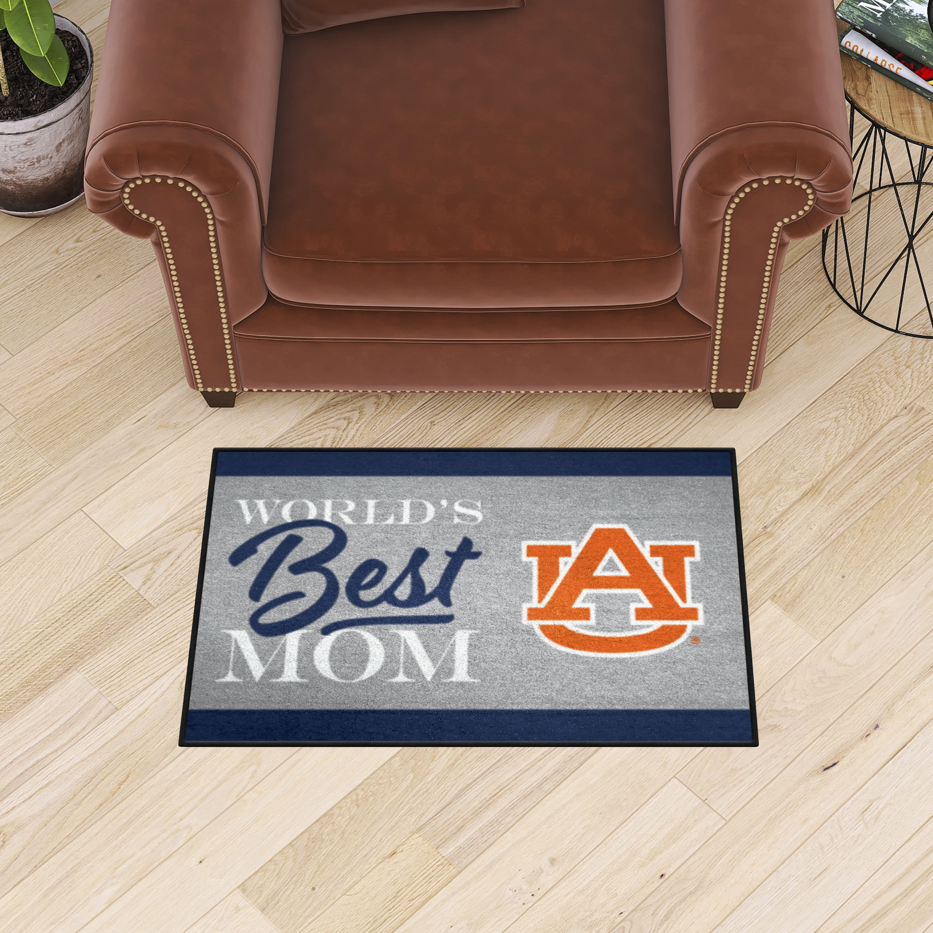 Auburn Tigers World's Best Mom Starter Doormat - 19 x 30