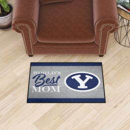 BYU Cougars World's Best Mom Starter Doormat - 19 x 30