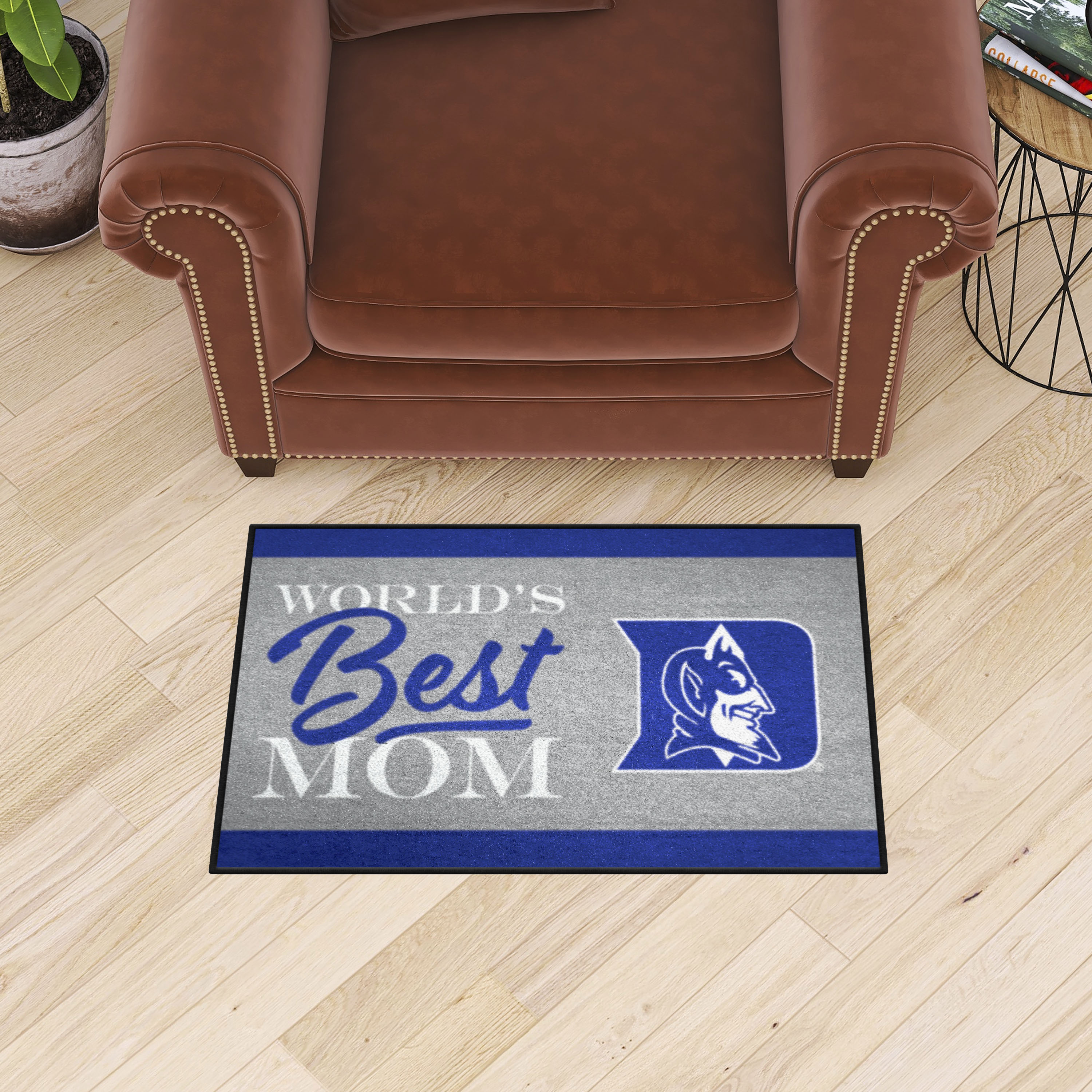Duke Blue Devils World's Best Mom Starter Doormat - 19 x 30