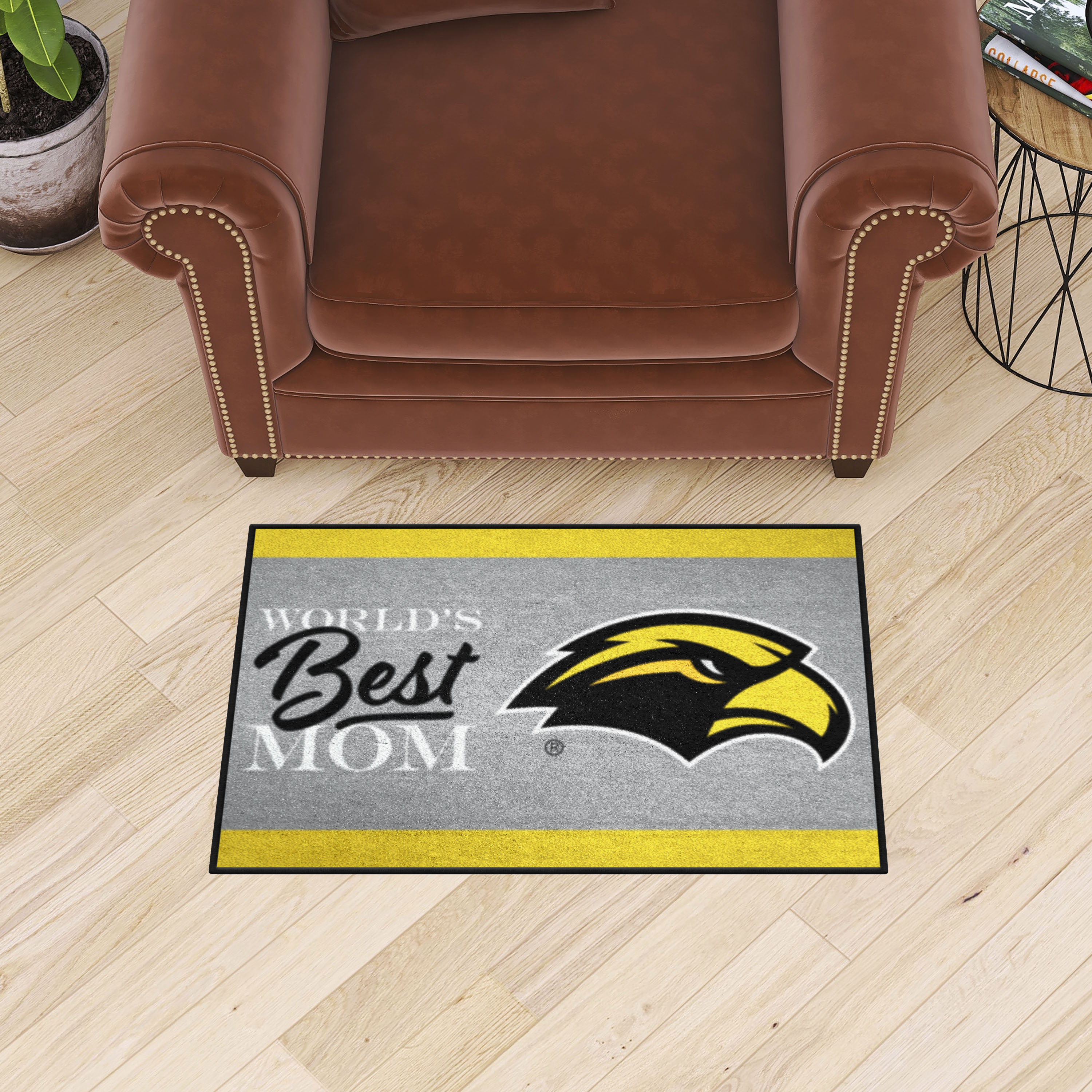 Southern Miss Golden Eagles World's Best Mom Starter Doormat - 19 x 30