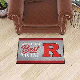 Rutgers Scarlett Knights World's Best Mom Starter Doormat - 19 x 30
