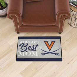Virginia Cavaliers World's Best Mom Starter Doormat - 19 x 30