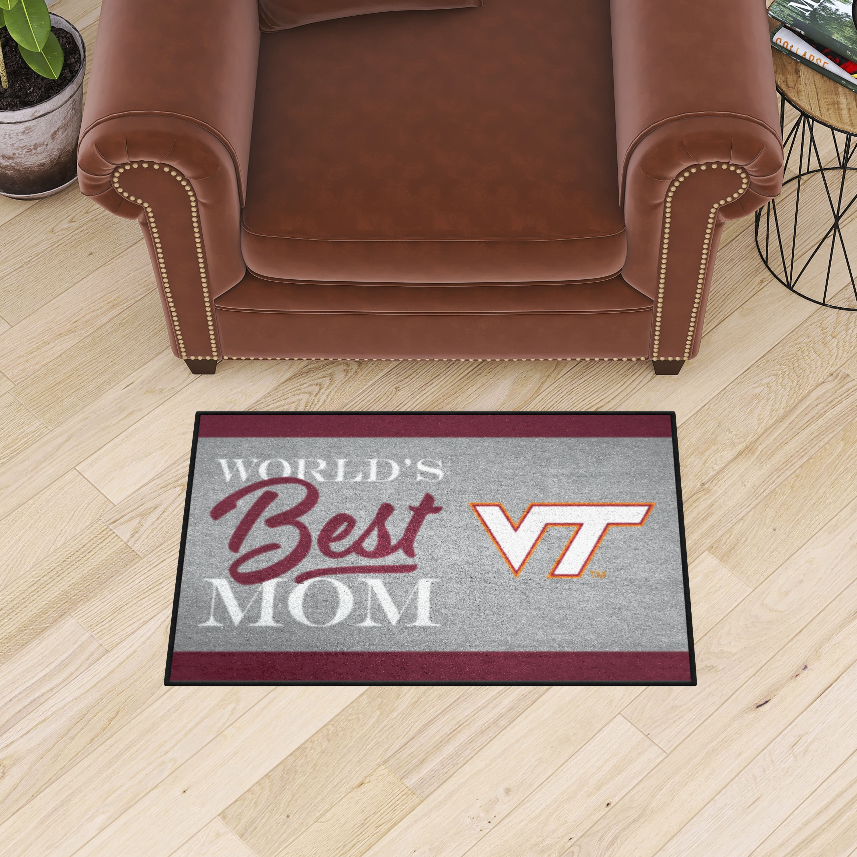 Virginia Tech Hokies World's Best Mom Starter Doormat - 19 x 30