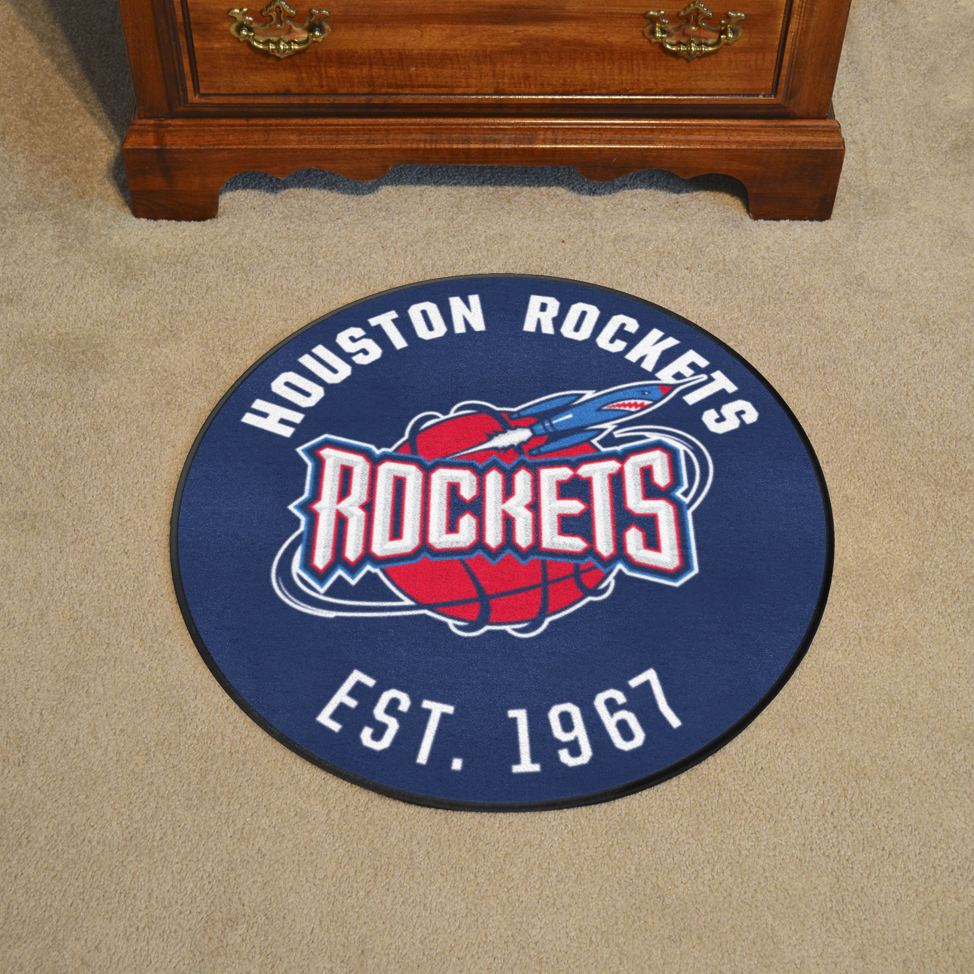 Houston Rockets Moscot Retro Roundel Mat - 27"