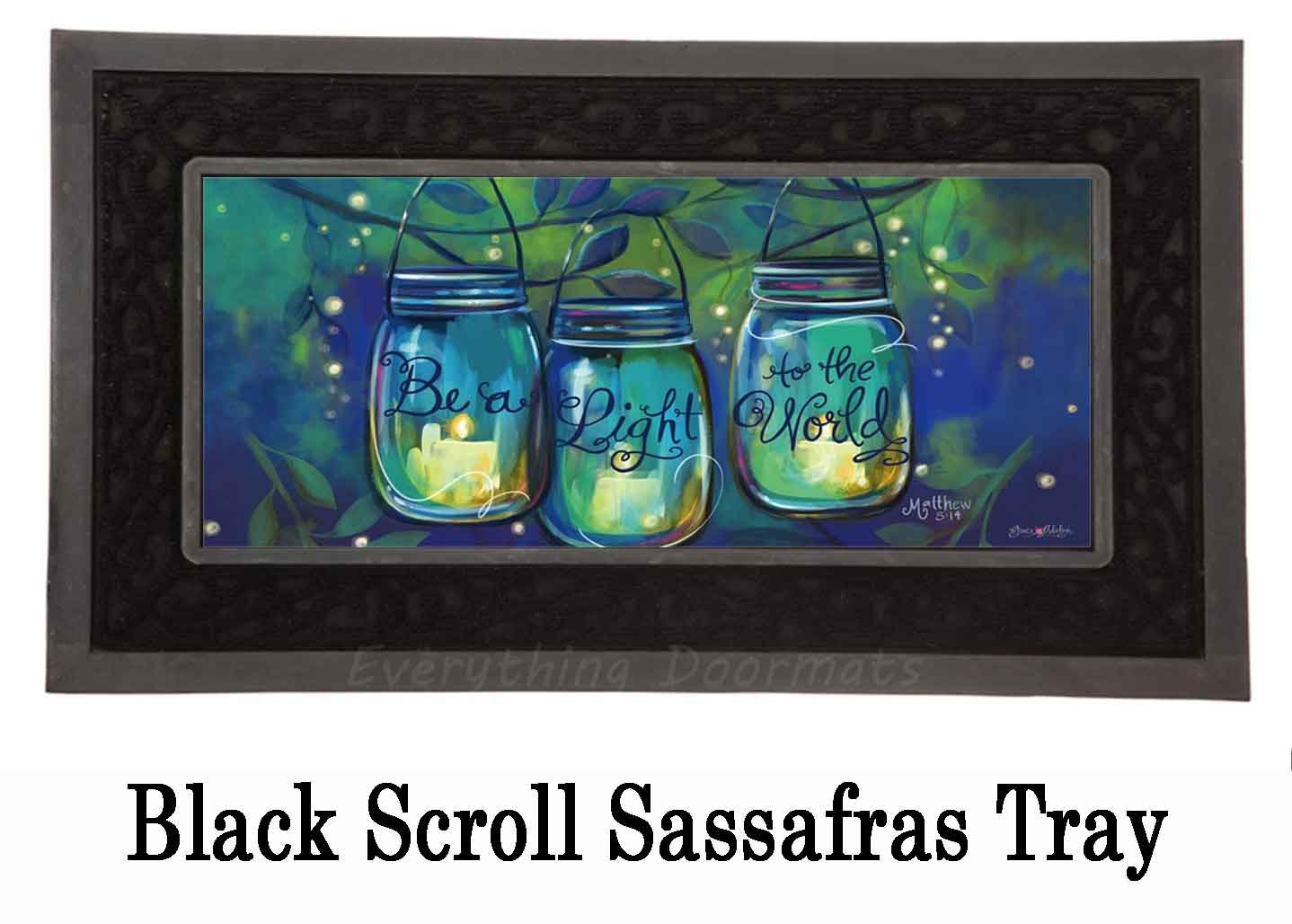 Sassafras Be a Light Switch Mat 10 x 22 Insert Doormat