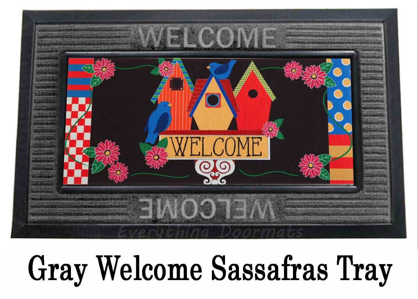 Sassafras Birdhouse Mat 10 x 22 Insert Doormat