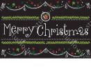 Indoor & Outdoor Blackboard Christmas MatMate Doormat