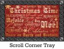 Indoor & Outdoor Christmas Typography MatMates Doormat