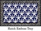 Hatch Embossed Starfish Dimension Doormat - 19 x 30
