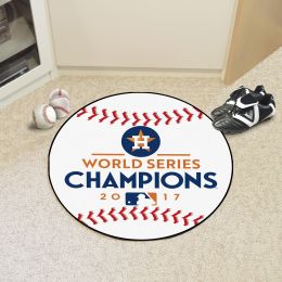 Houston Astro 2017 World Series Champs Round Area Rug