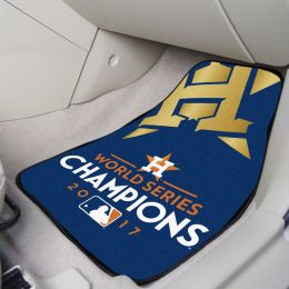 Houston Astros 2017 World Series Champs Carpet Car Mat Set