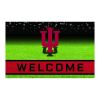 Indiana  University Flocked Rubber Doormat - 18 x 30