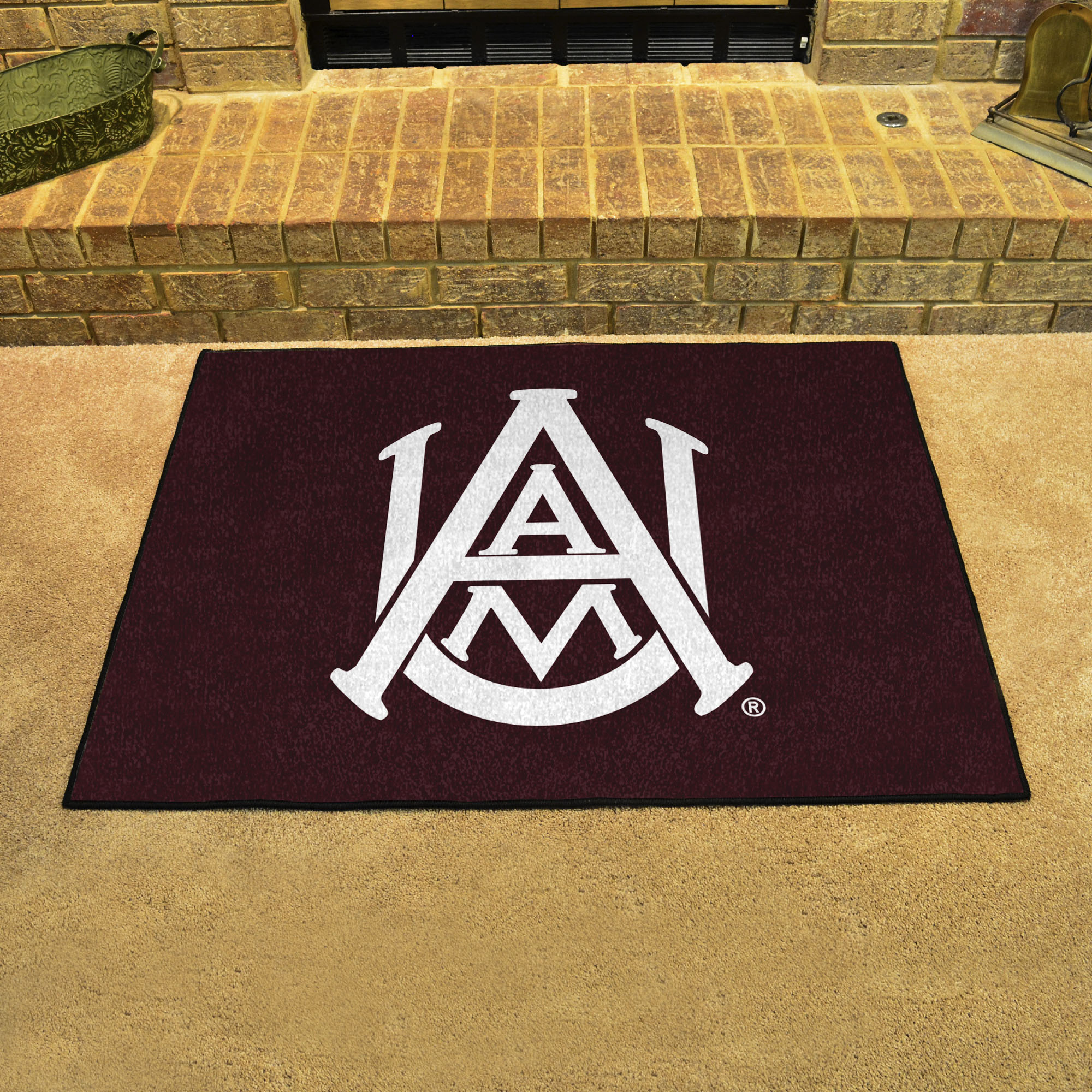 Alabama A&M University All Star Nylon Vinyl Backed  Doormat